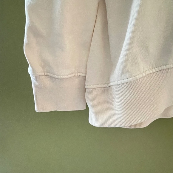 All Saints Cotton Long Sleeve Sweatshirt Top Light Pink Pullover Gorpcore Sz S - Picture 4 of 12